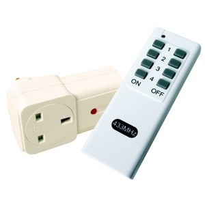 Remote controlled mains socket